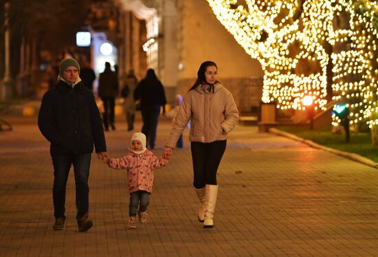 Russia New Year Season Crimea