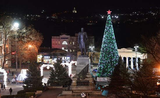 Russia New Year Season Crimea