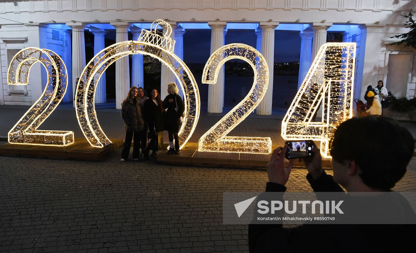 Russia New Year Season Crimea