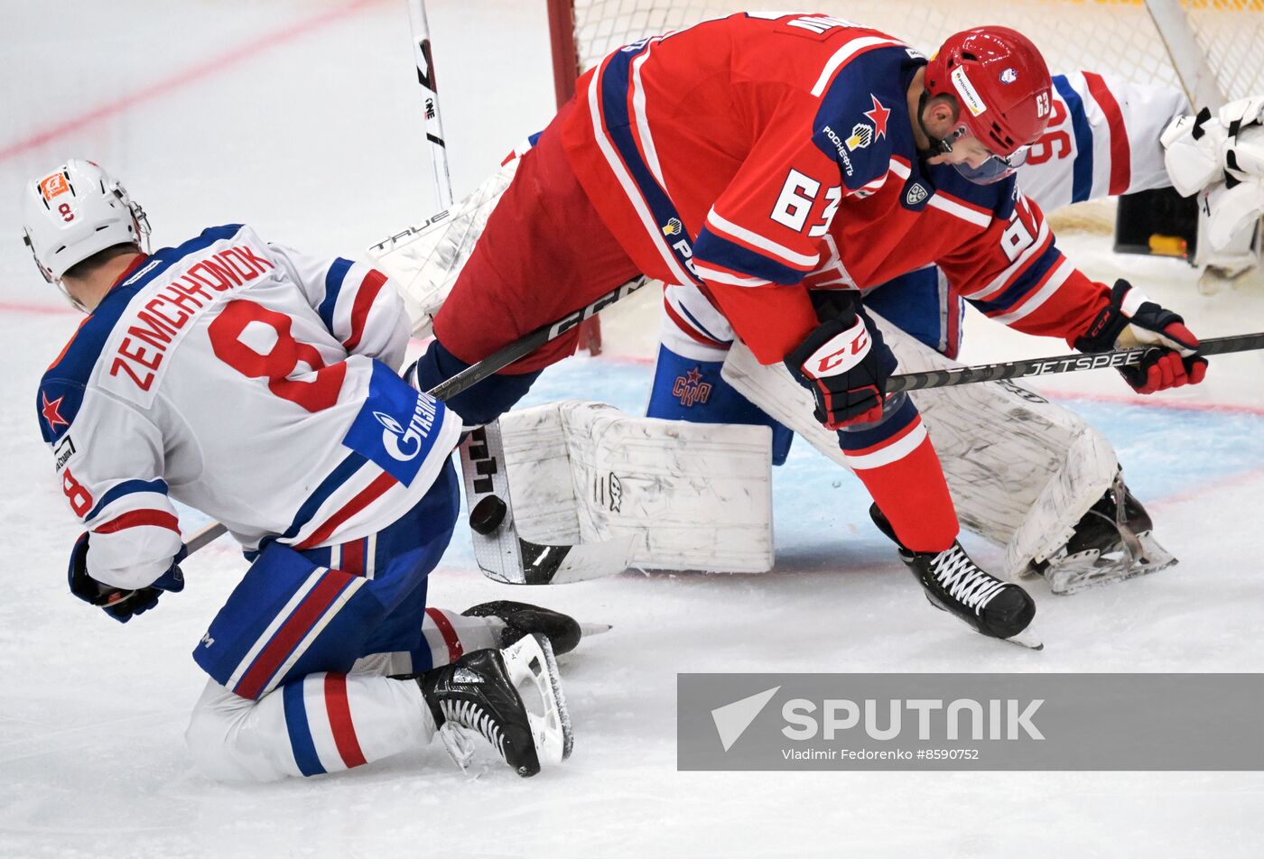 Russia Ice Hockey Kontinental League CSKA - SKA