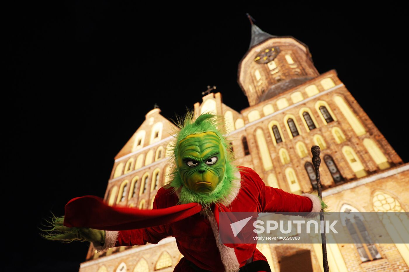 Russia New Year Season Kaliningrad