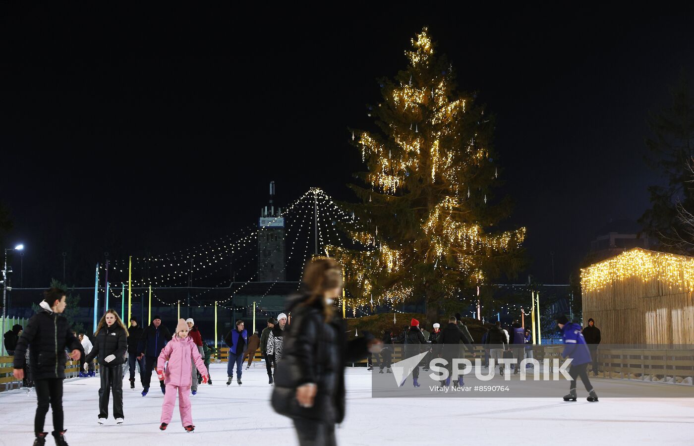 Russia New Year Season Kaliningrad