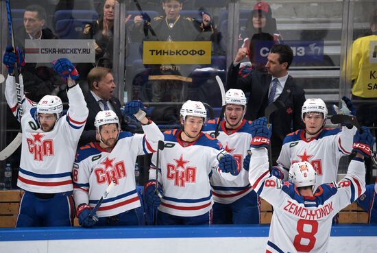 Russia Ice Hockey Kontinental League CSKA - SKA