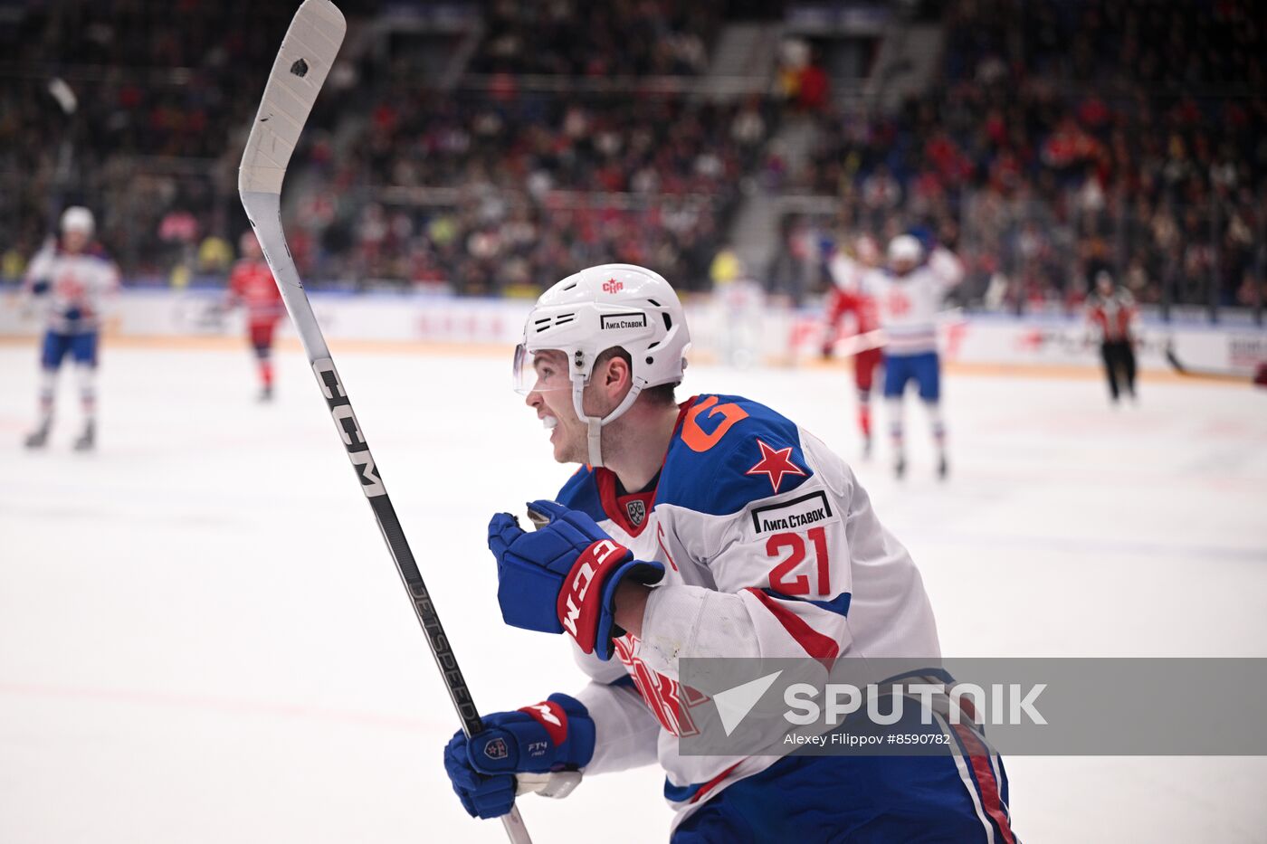 Russia Ice Hockey Kontinental League CSKA - SKA