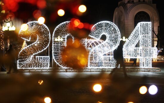 Russia New Year Season Kaliningrad