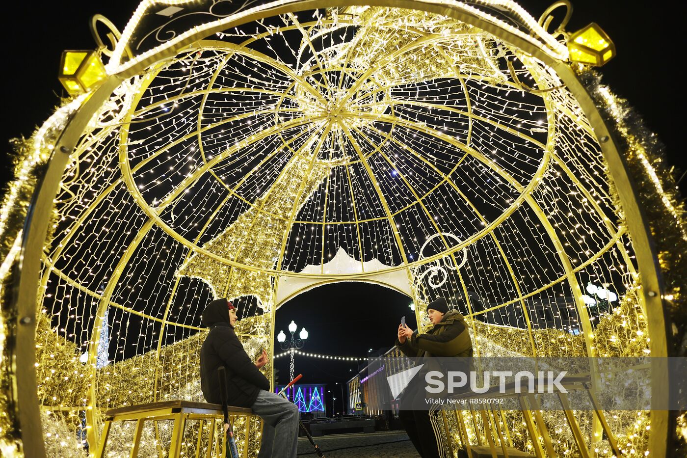 Russia New Year Season Kaliningrad