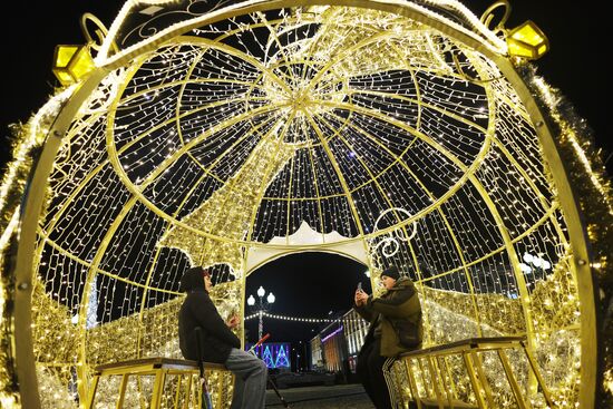 Russia New Year Season Kaliningrad