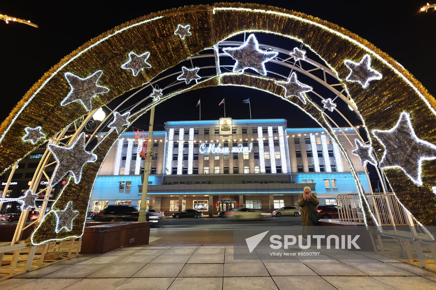 Russia New Year Season Kaliningrad