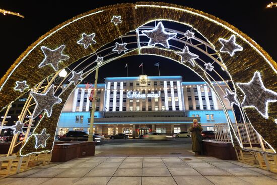 Russia New Year Season Kaliningrad