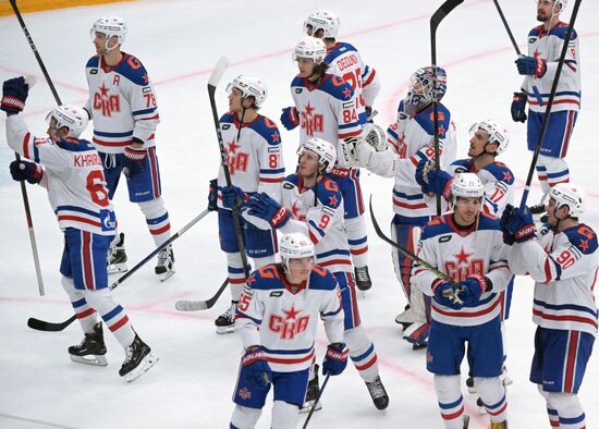 Russia Ice Hockey Kontinental League CSKA - SKA