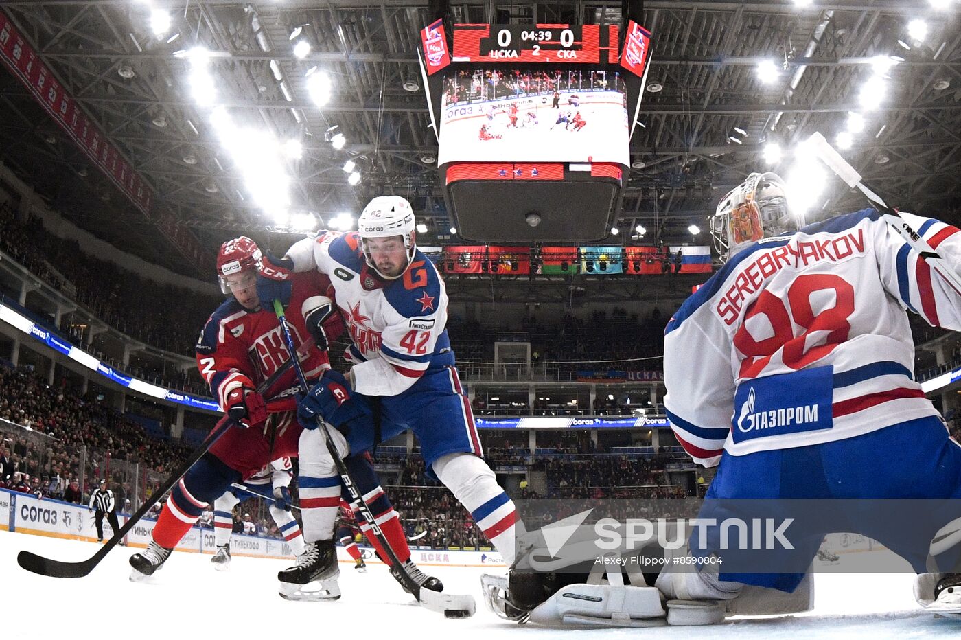 Russia Ice Hockey Kontinental League CSKA - SKA