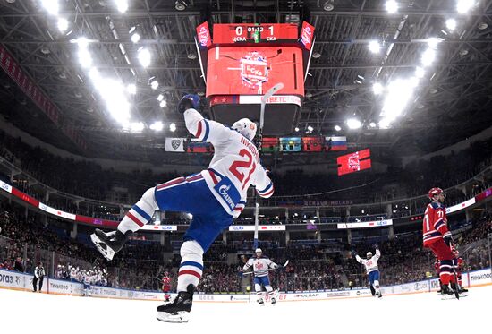 Russia Ice Hockey Kontinental League CSKA - SKA