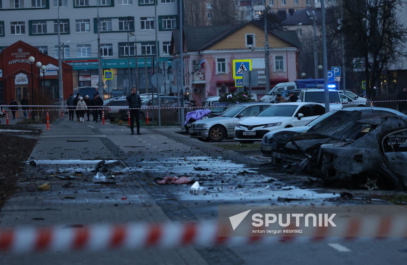 Russia Ukraine Military Operation Shelling