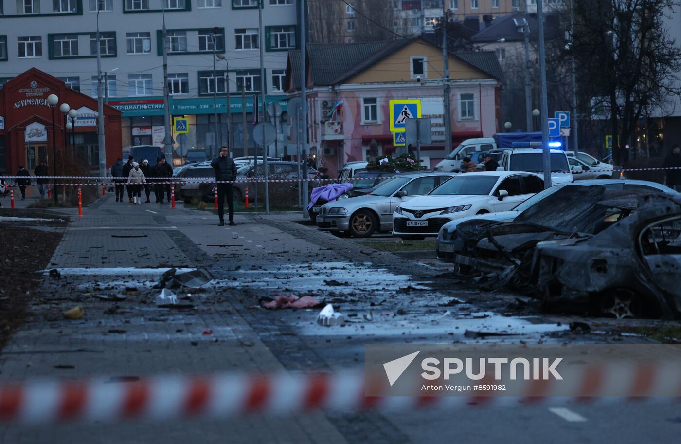 Russia Ukraine Military Operation Shelling