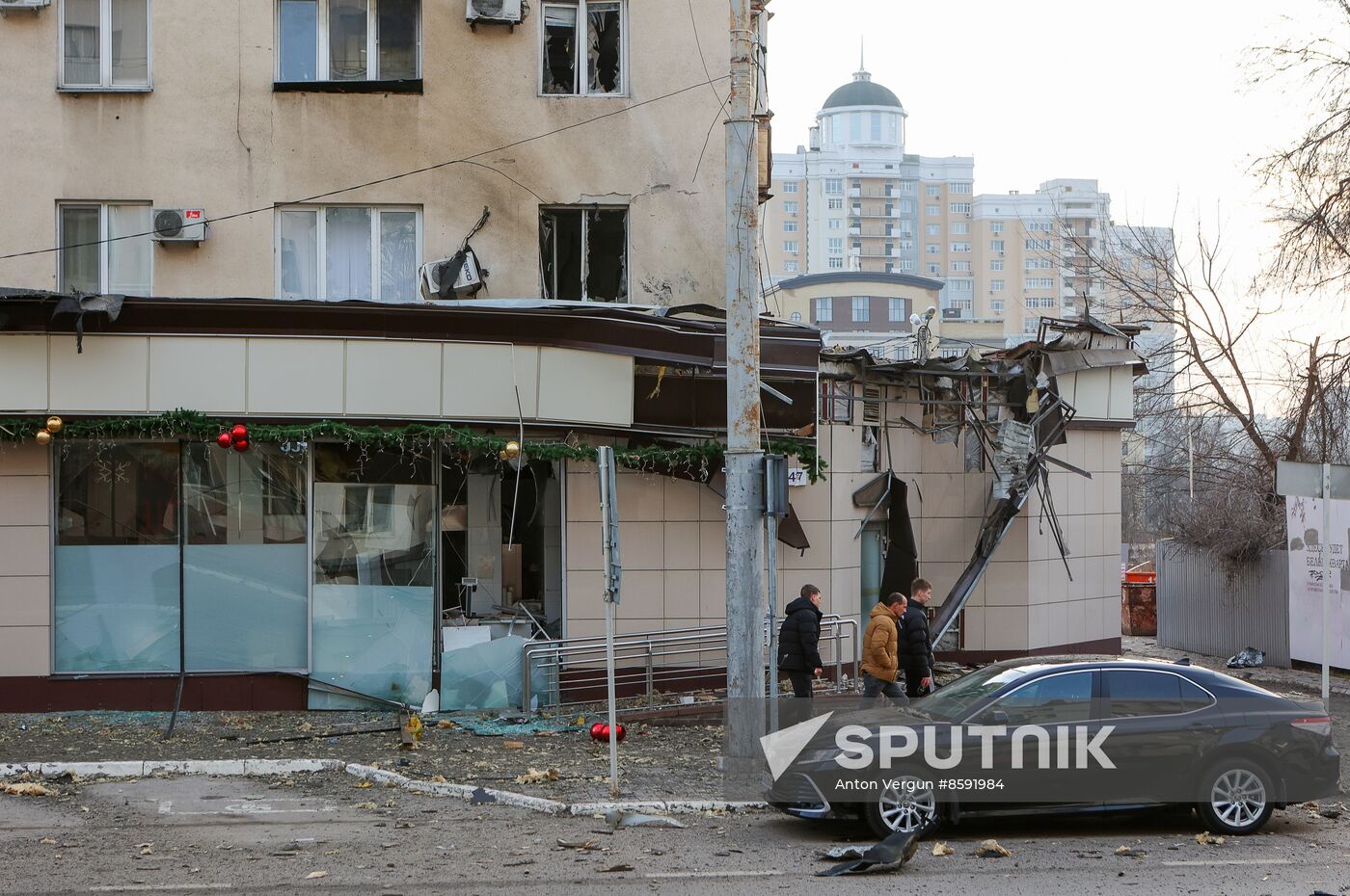 Russia Ukraine Military Operation Shelling