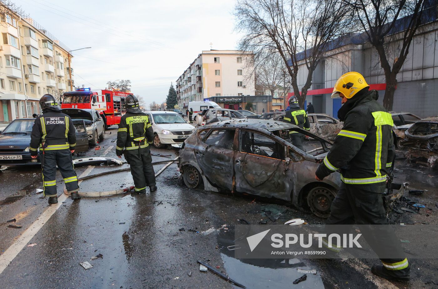 Russia Ukraine Military Operation Shelling