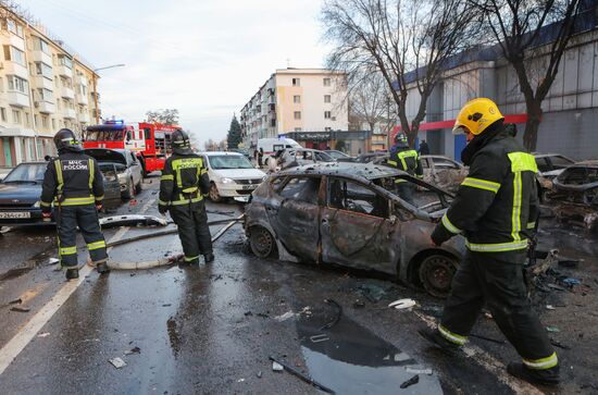 Russia Ukraine Military Operation Shelling