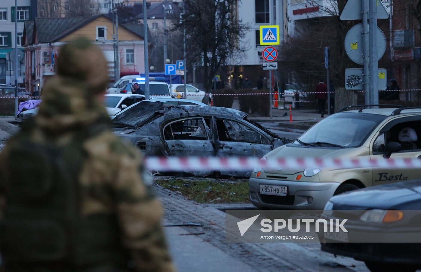 Russia Ukraine Military Operation Shelling