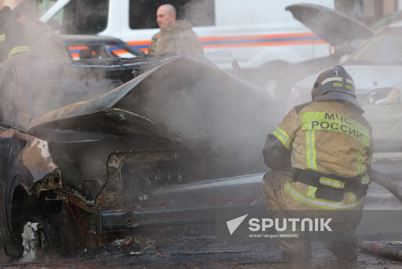 Russia Ukraine Military Operation Shelling