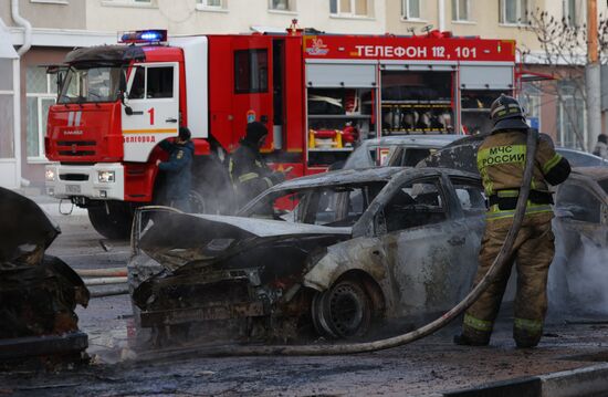 Russia Ukraine Military Operation Shelling