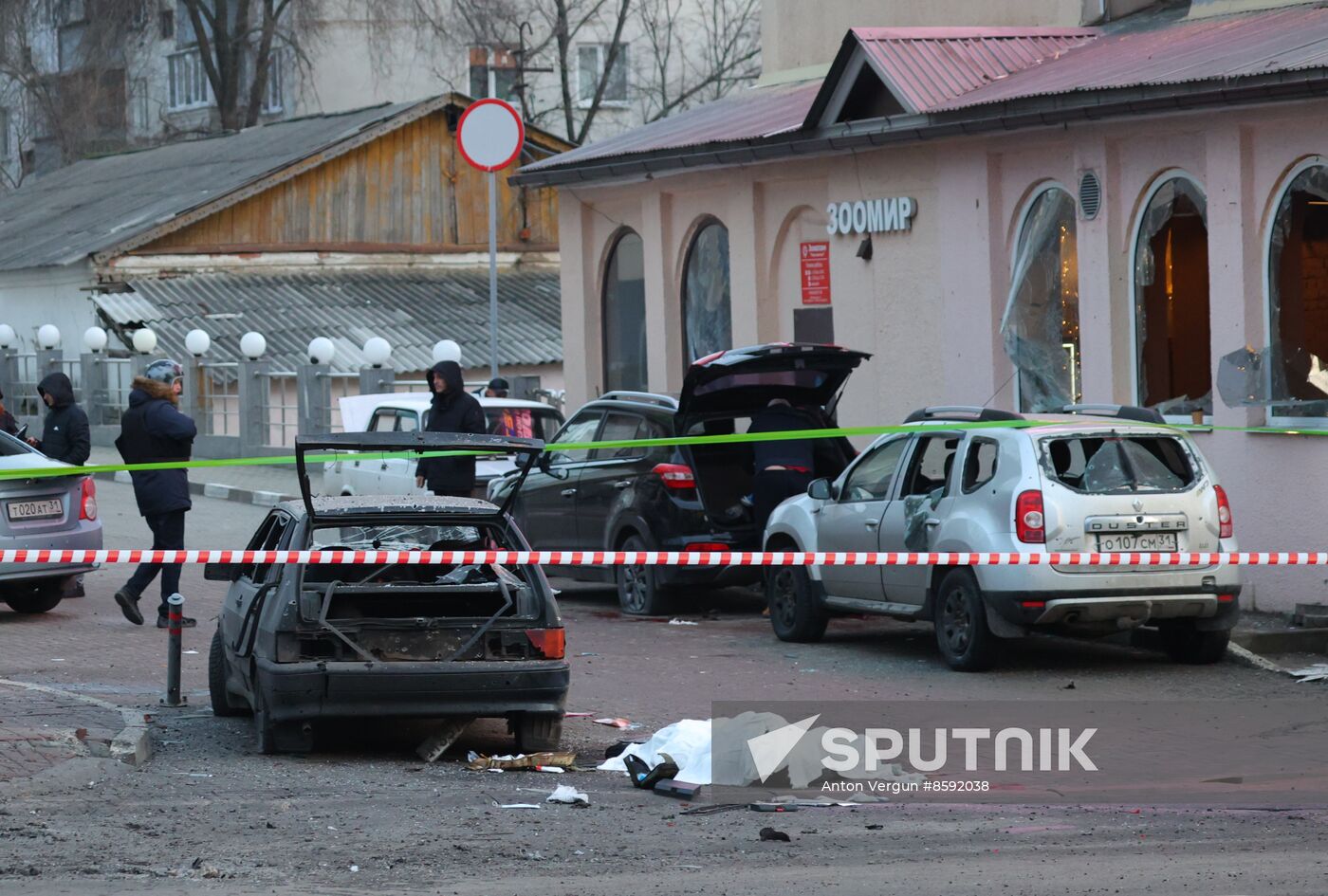 Russia Ukraine Military Operation Shelling