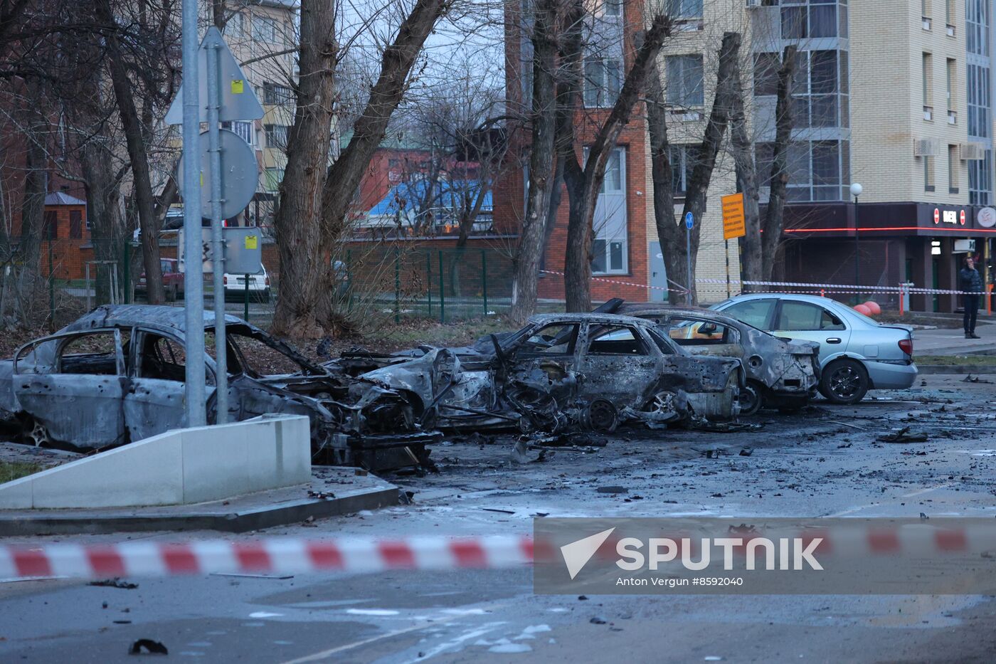 Russia Ukraine Military Operation Shelling