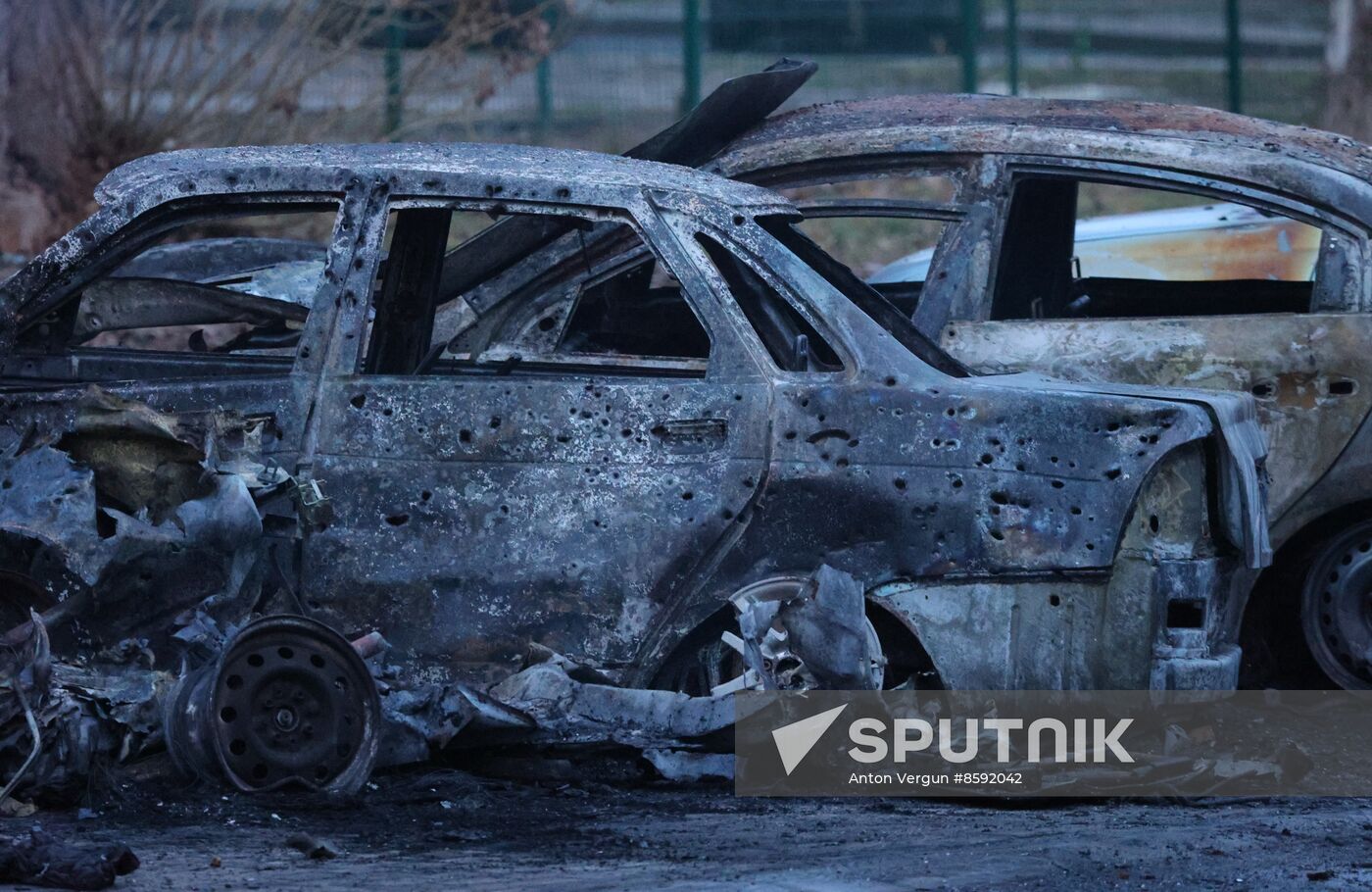 Russia Ukraine Military Operation Shelling