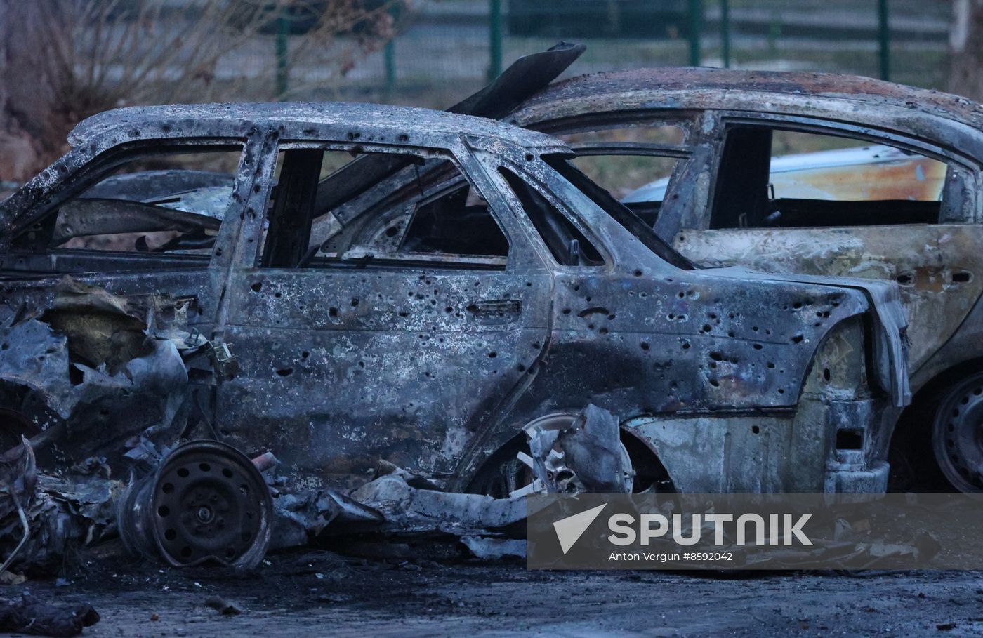 Russia Ukraine Military Operation Shelling