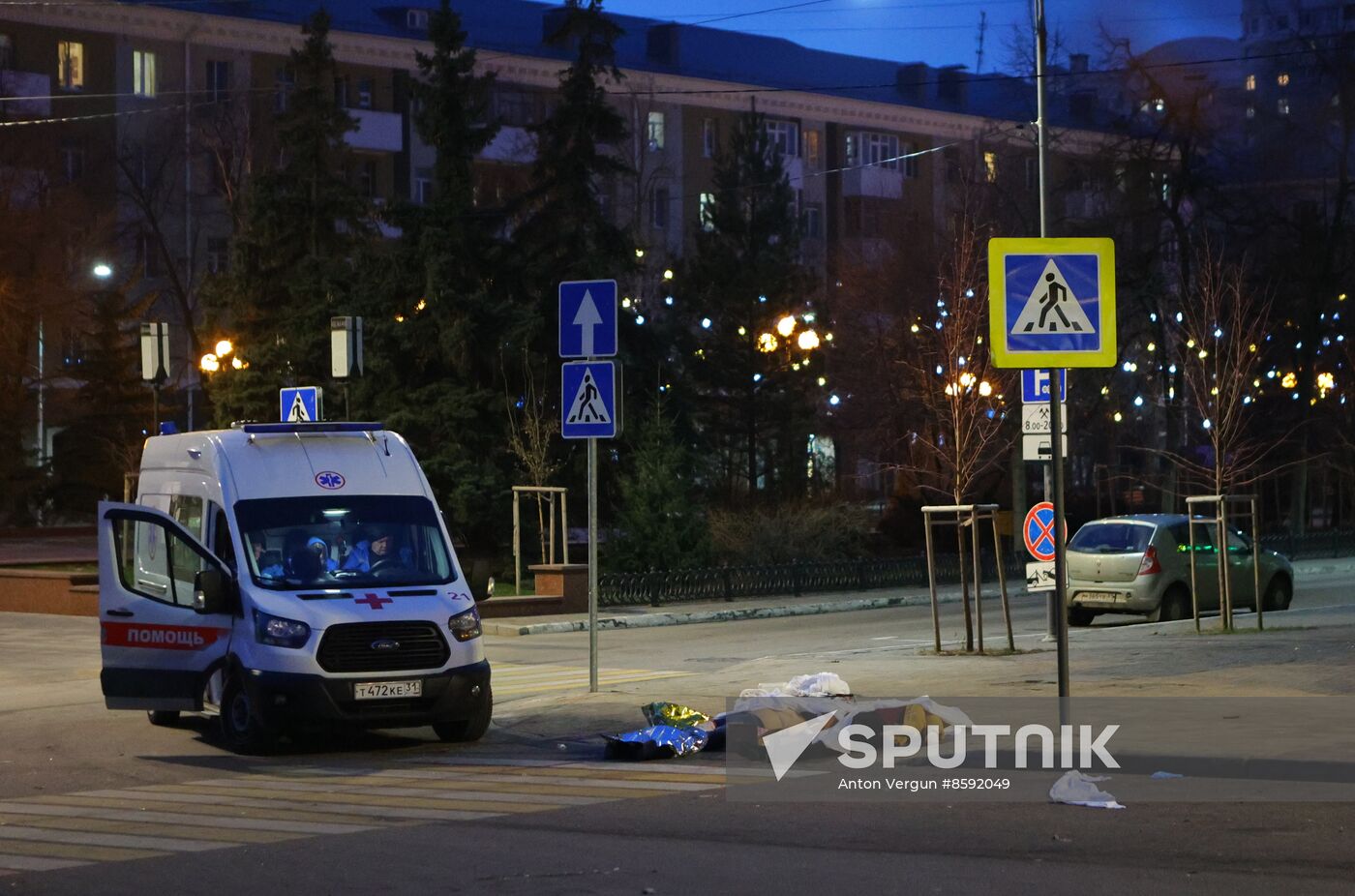 Russia Ukraine Military Operation Shelling