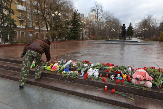 Russia Ukraine Military Operation Shelling Memorial