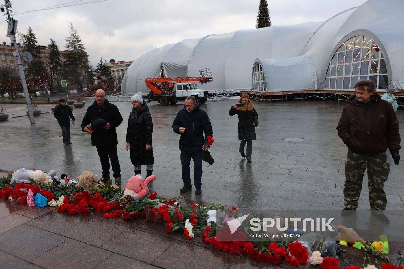 Russia Ukraine Military Operation Shelling Memorial