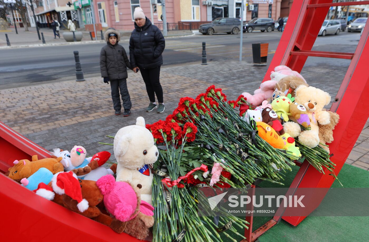 Russia Ukraine Military Operation Shelling Memorial