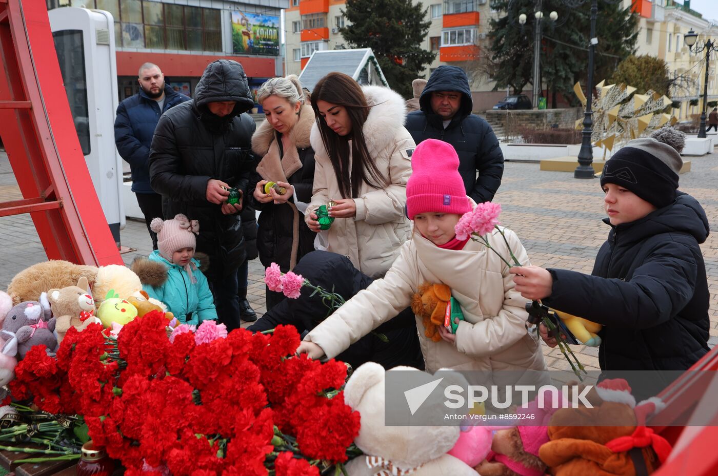 Russia Ukraine Military Operation Shelling Memorial