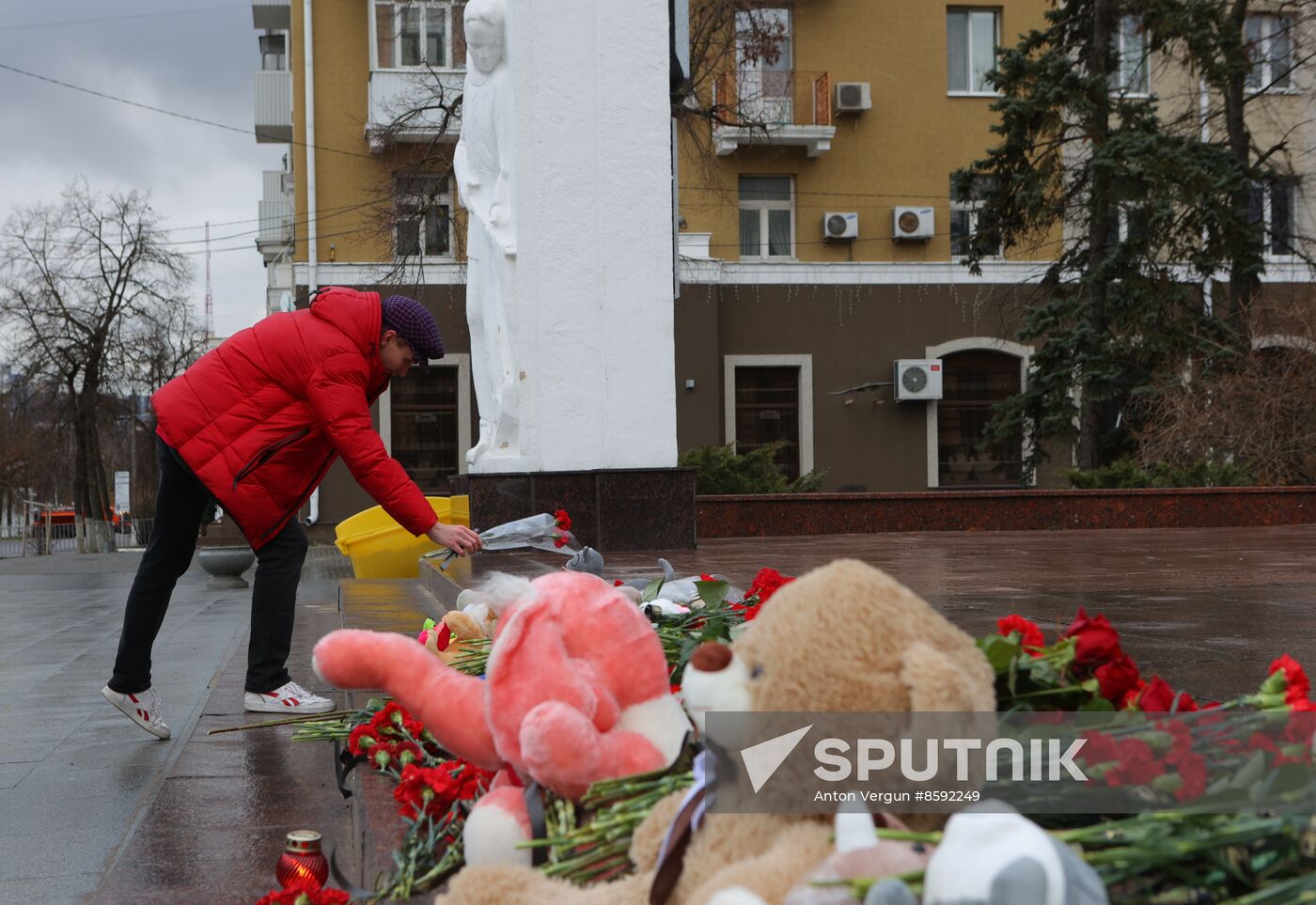 Russia Ukraine Military Operation Shelling Memorial