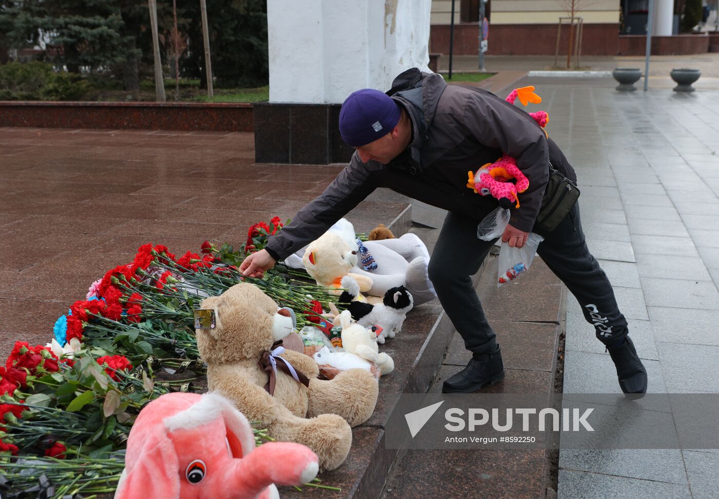 Russia Ukraine Military Operation Shelling Memorial