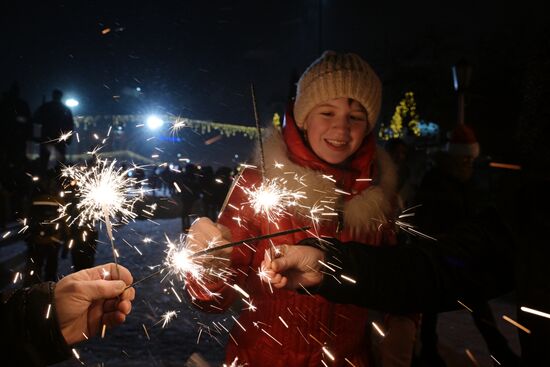 Russia New Year Celebration