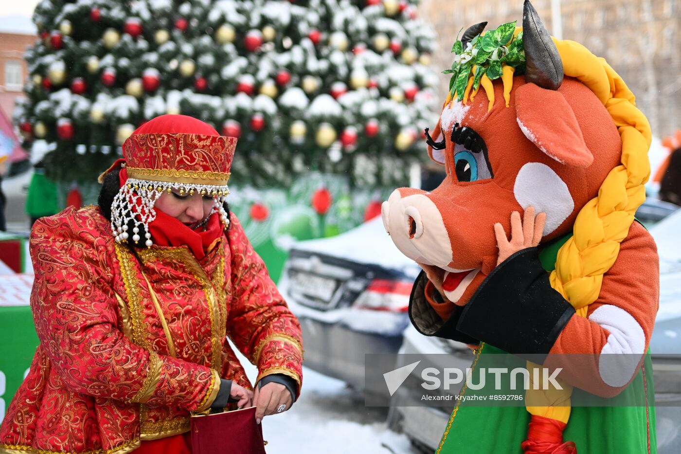 Russia New Year Season Parade