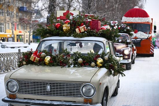 Russia New Year Season Parade