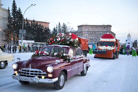 Russia New Year Season Parade