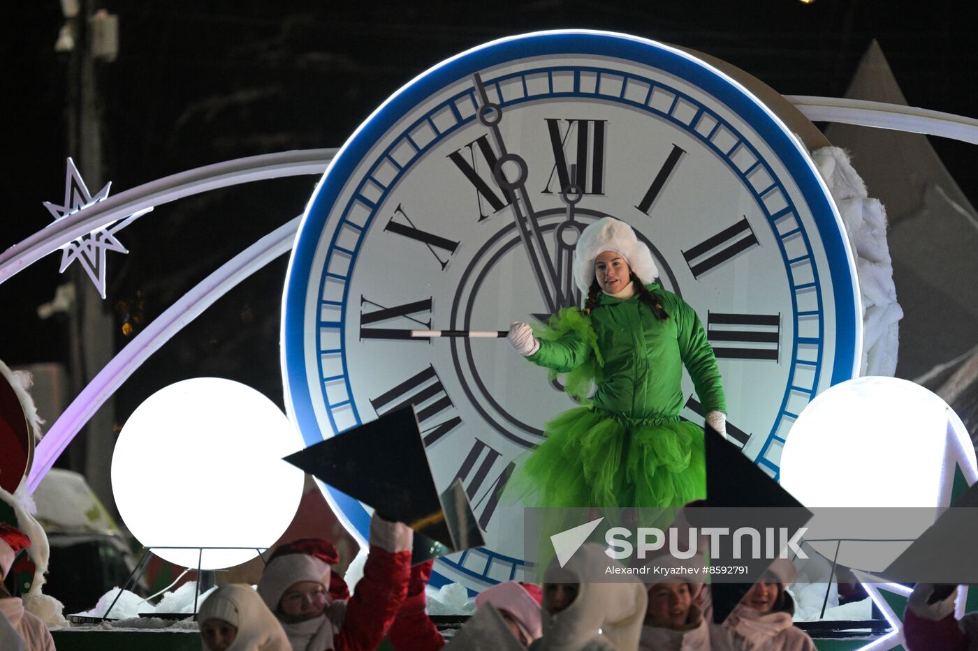 Russia New Year Season Parade