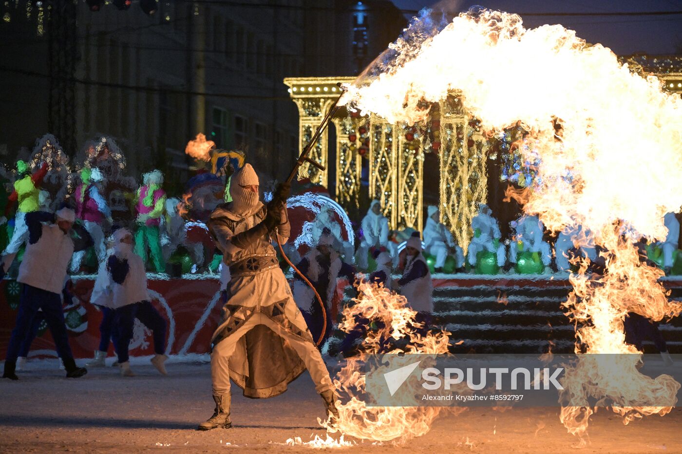 Russia New Year Season Parade