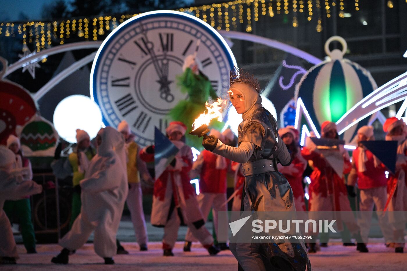 Russia New Year Season Parade
