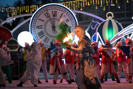 Russia New Year Season Parade