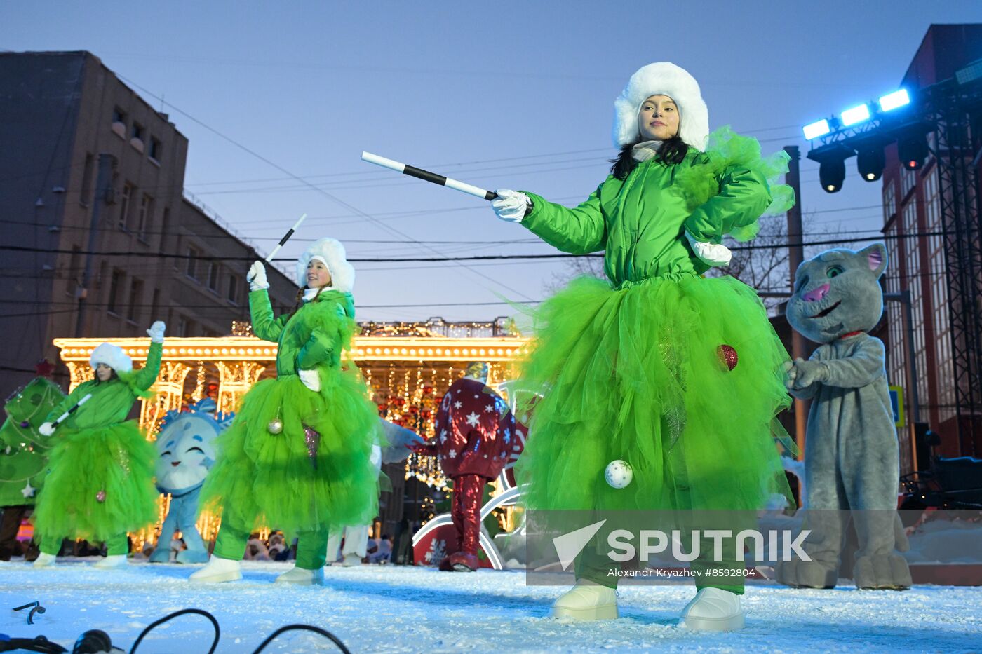 Russia New Year Season Parade