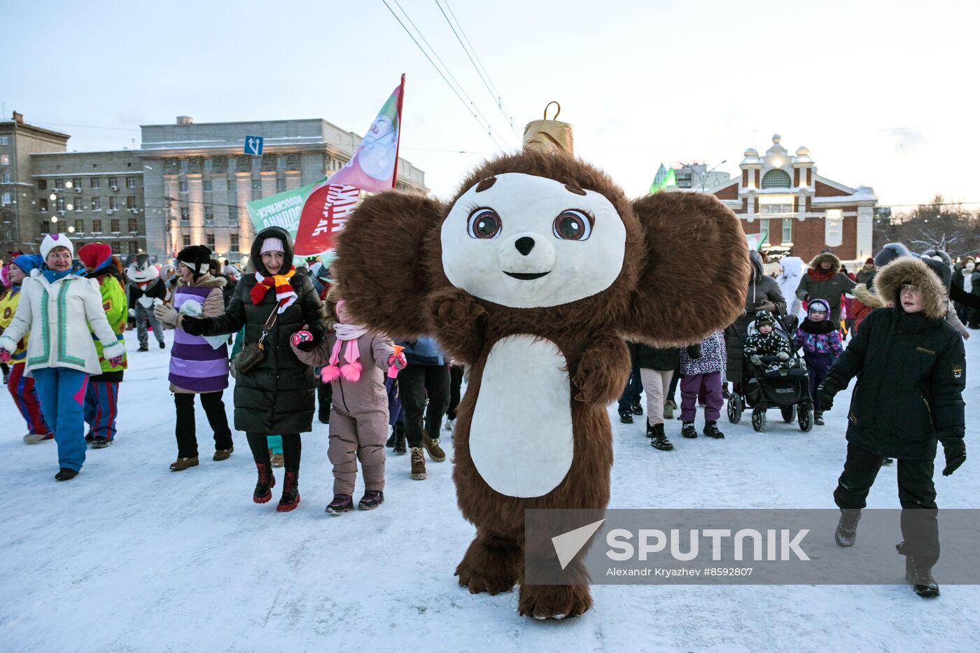 Russia New Year Season Parade
