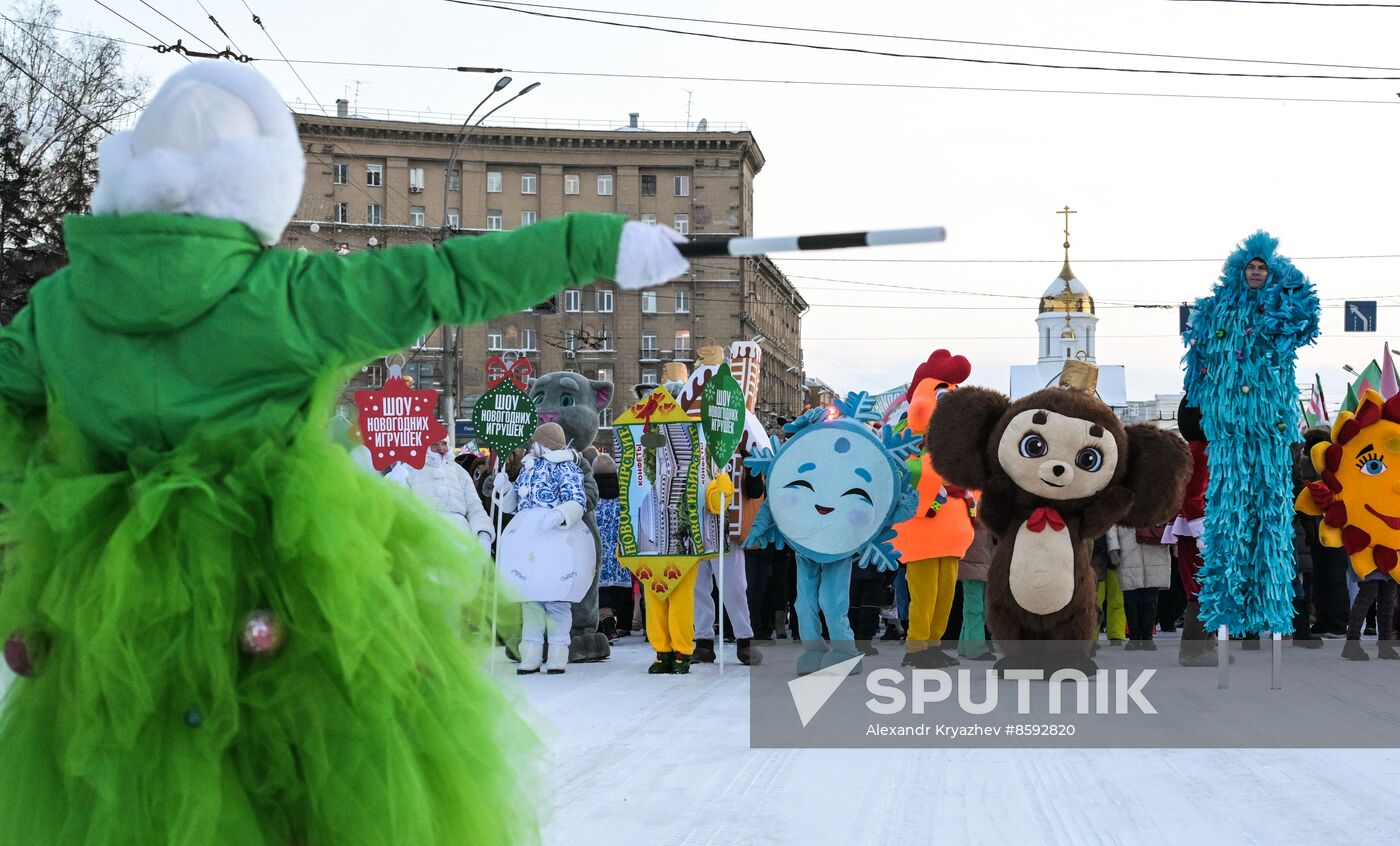 Russia New Year Season Parade