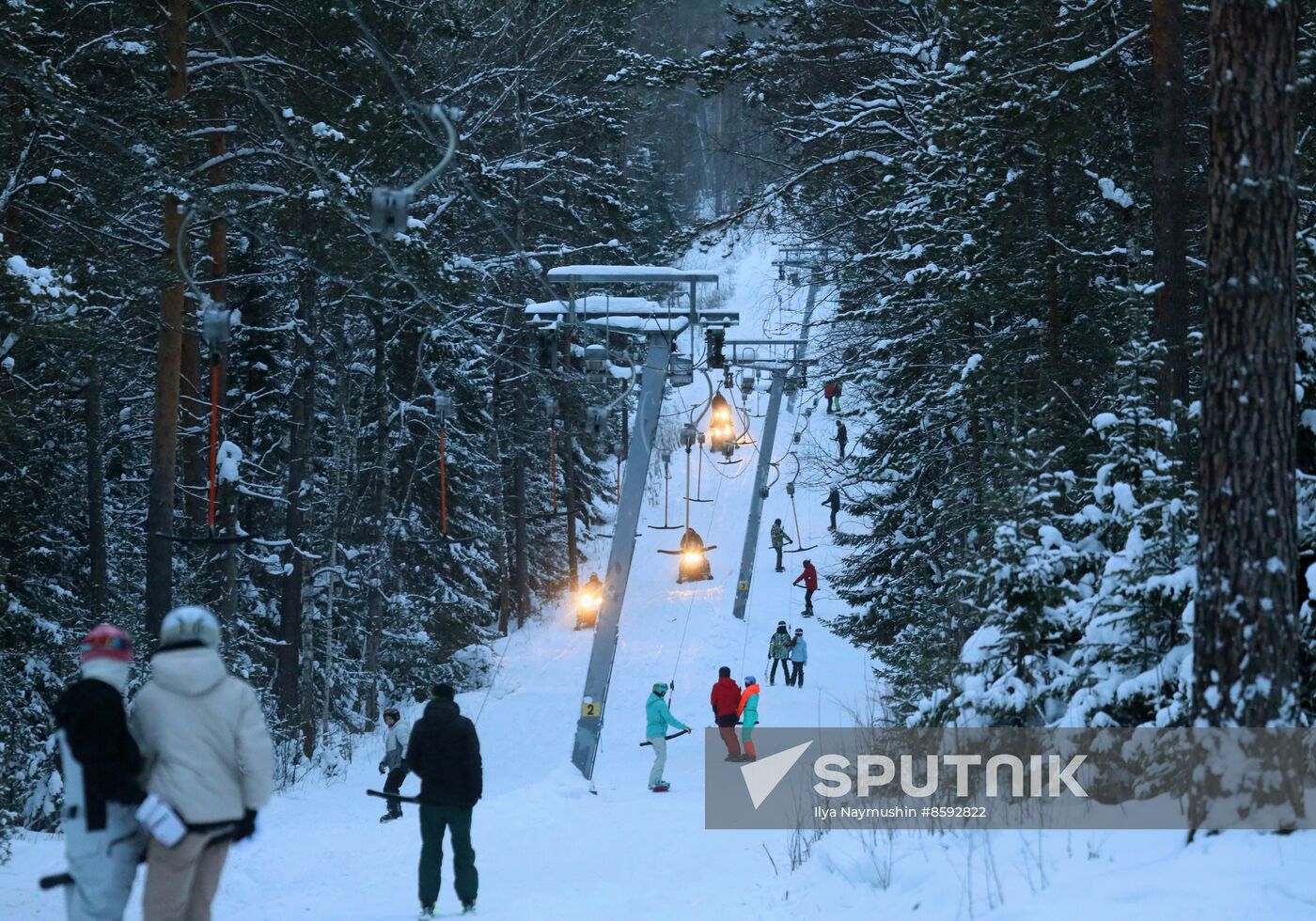 Russia Siberia Ski Resort