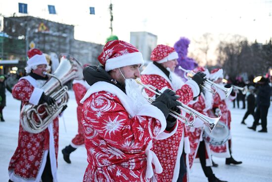 Russia New Year Season Parade