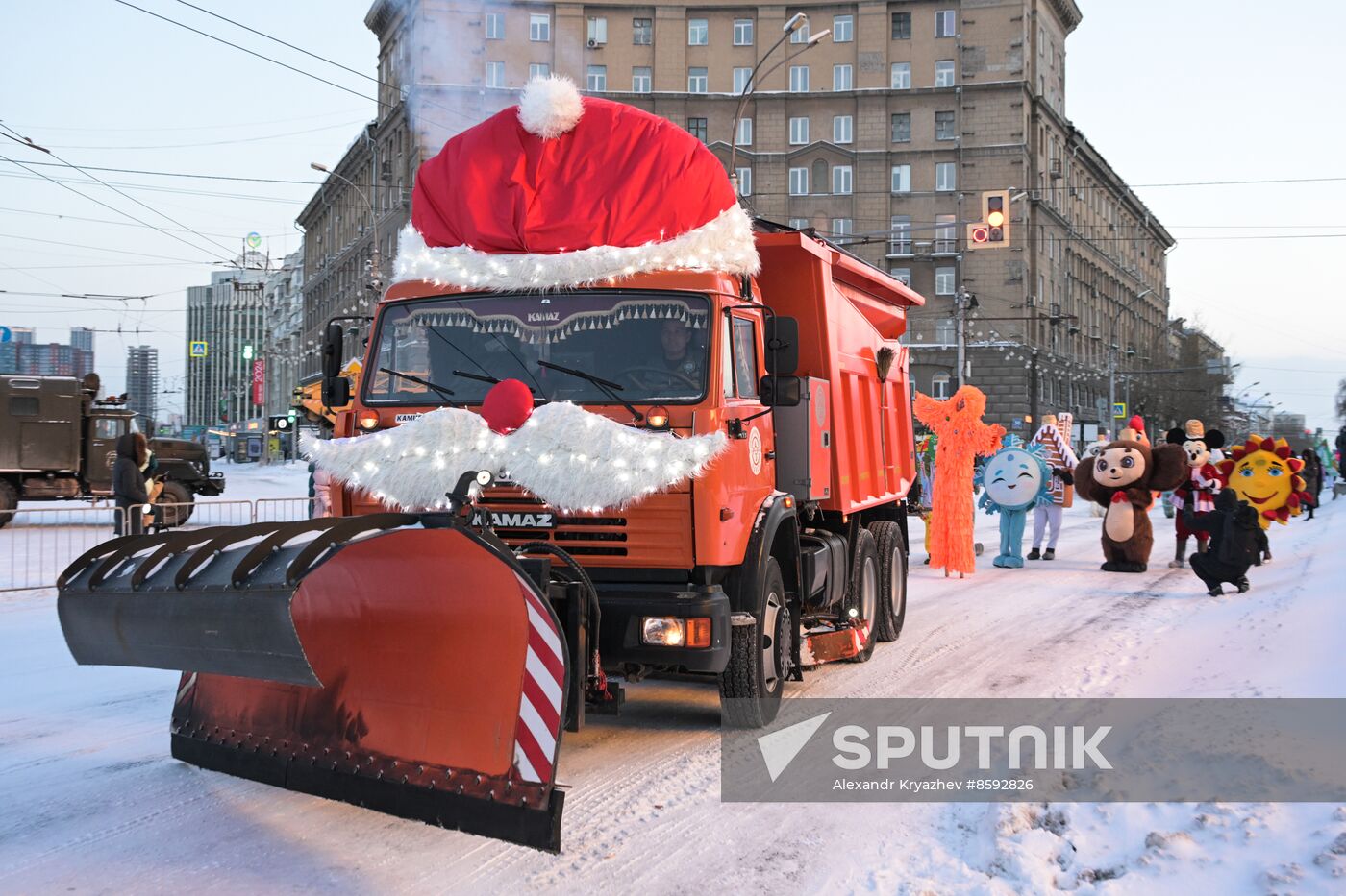Russia New Year Season Parade