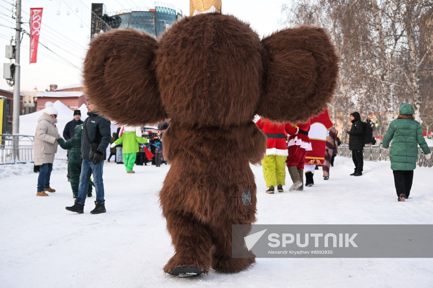 Russia New Year Season Parade